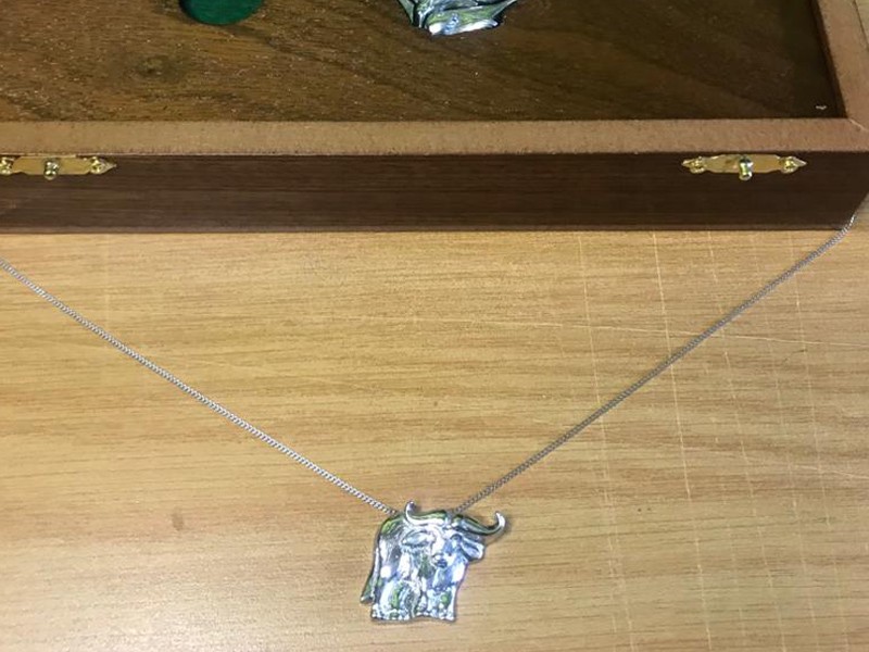 Buffalo puzzle piece necklace Buffalo puzzle piece necklace